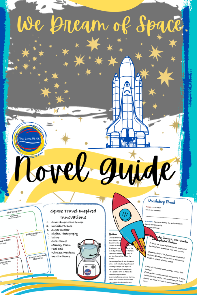We Dream of Space by Erin Entrada Kelly NO Prep Novel Guide